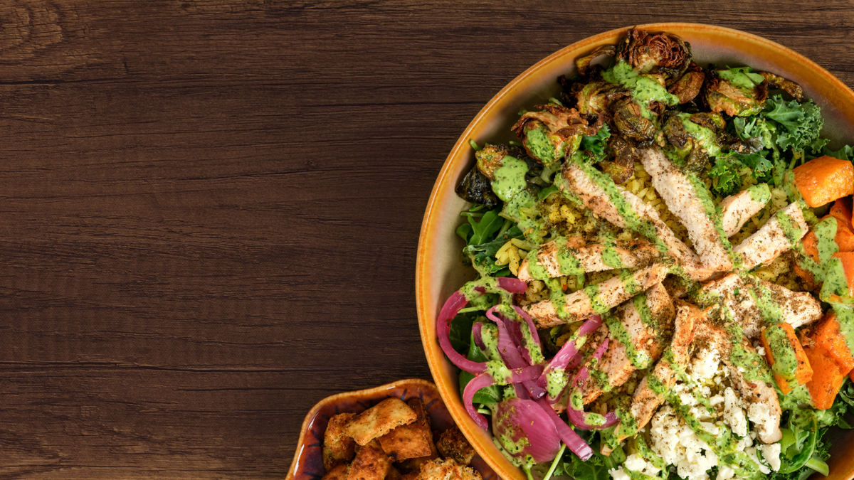Roti Mediterranean Bowls. Salads. Pitas.