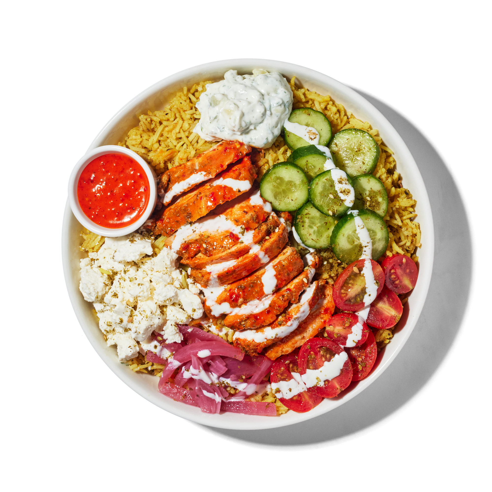 Hot Honey Harissa Chicken Bowl