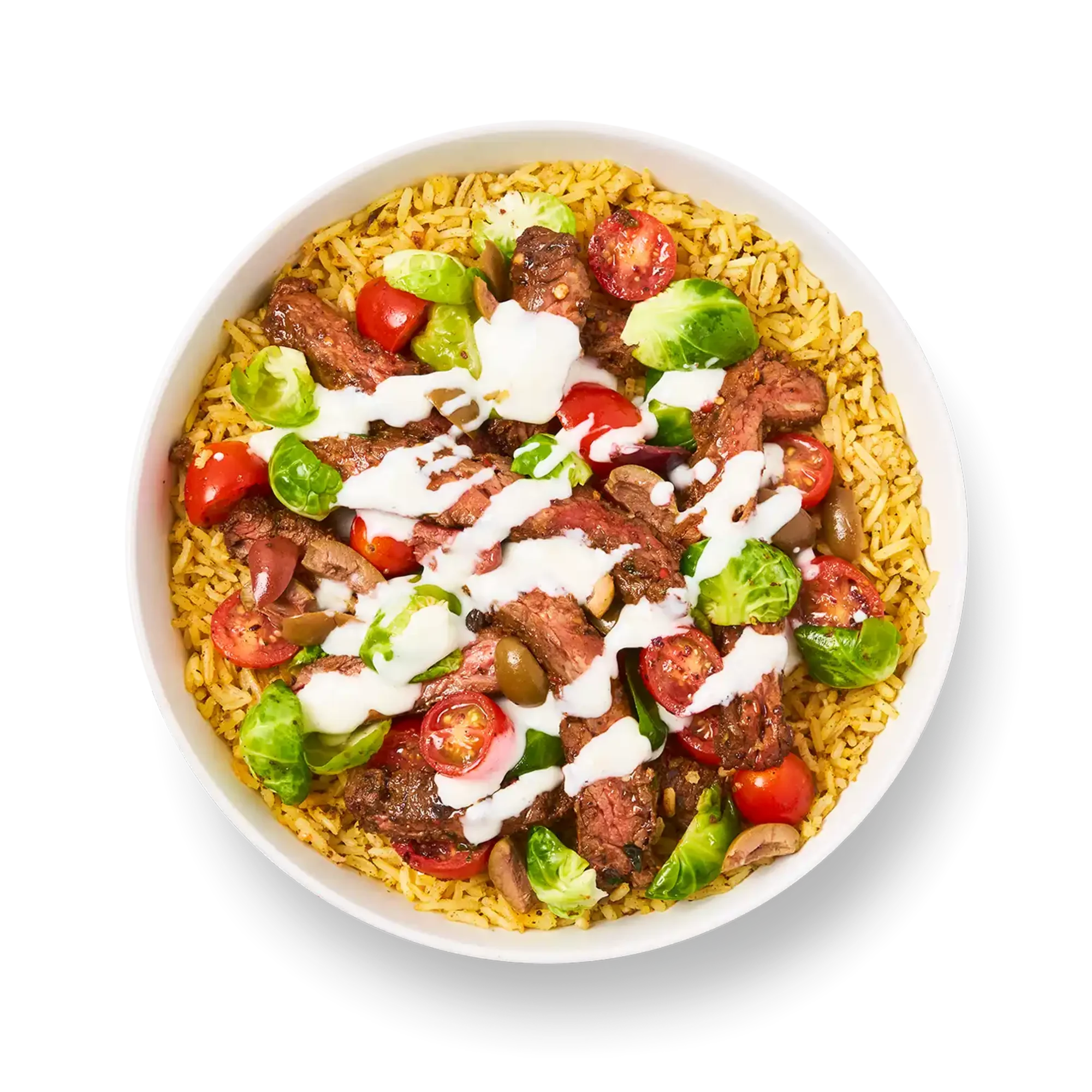 Skirt Steak & Brussels Bowl